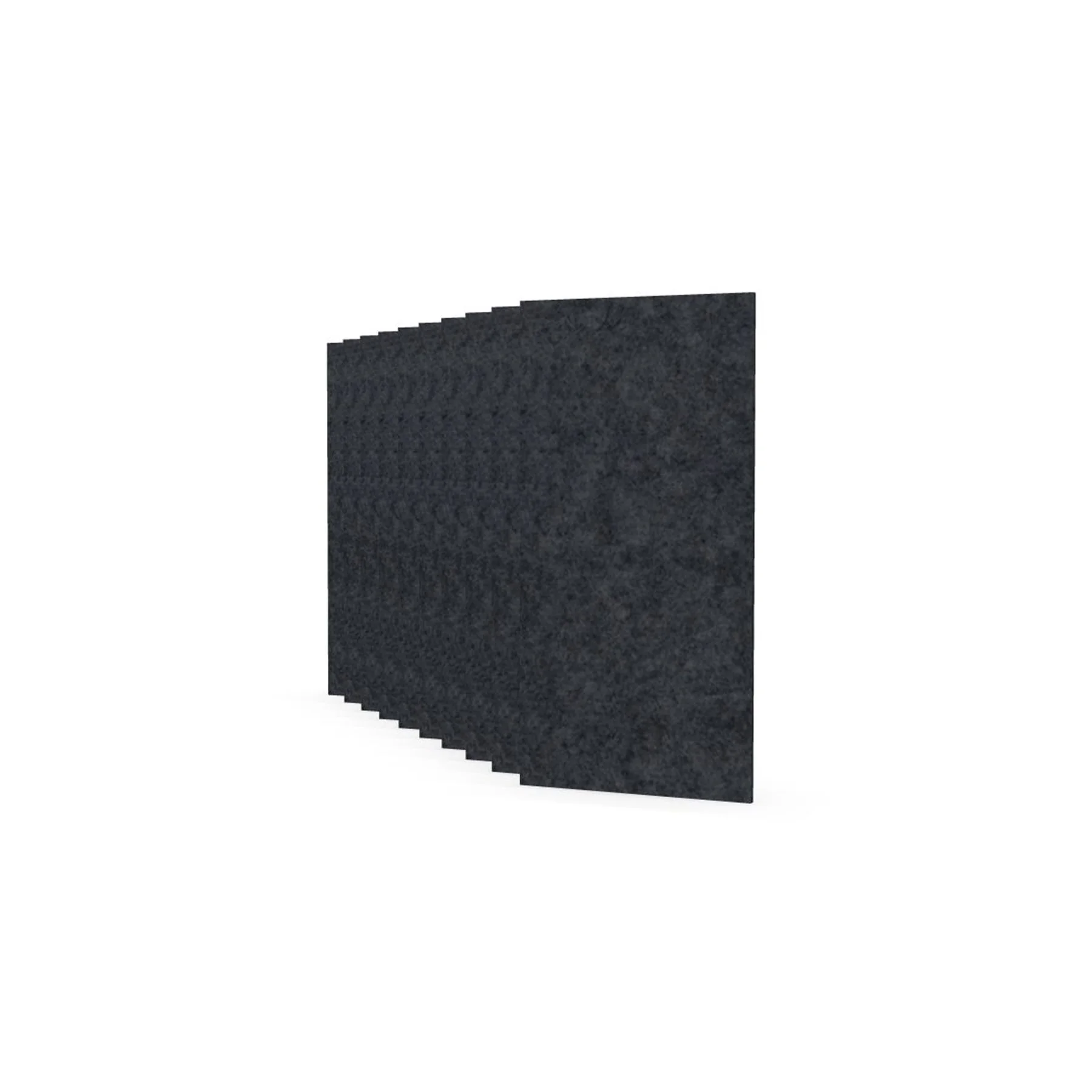Acoustic panel Narbutas Pet, rectangle, 200 x 400 x 9 mm, PET felt, 10 pcs, dark gray