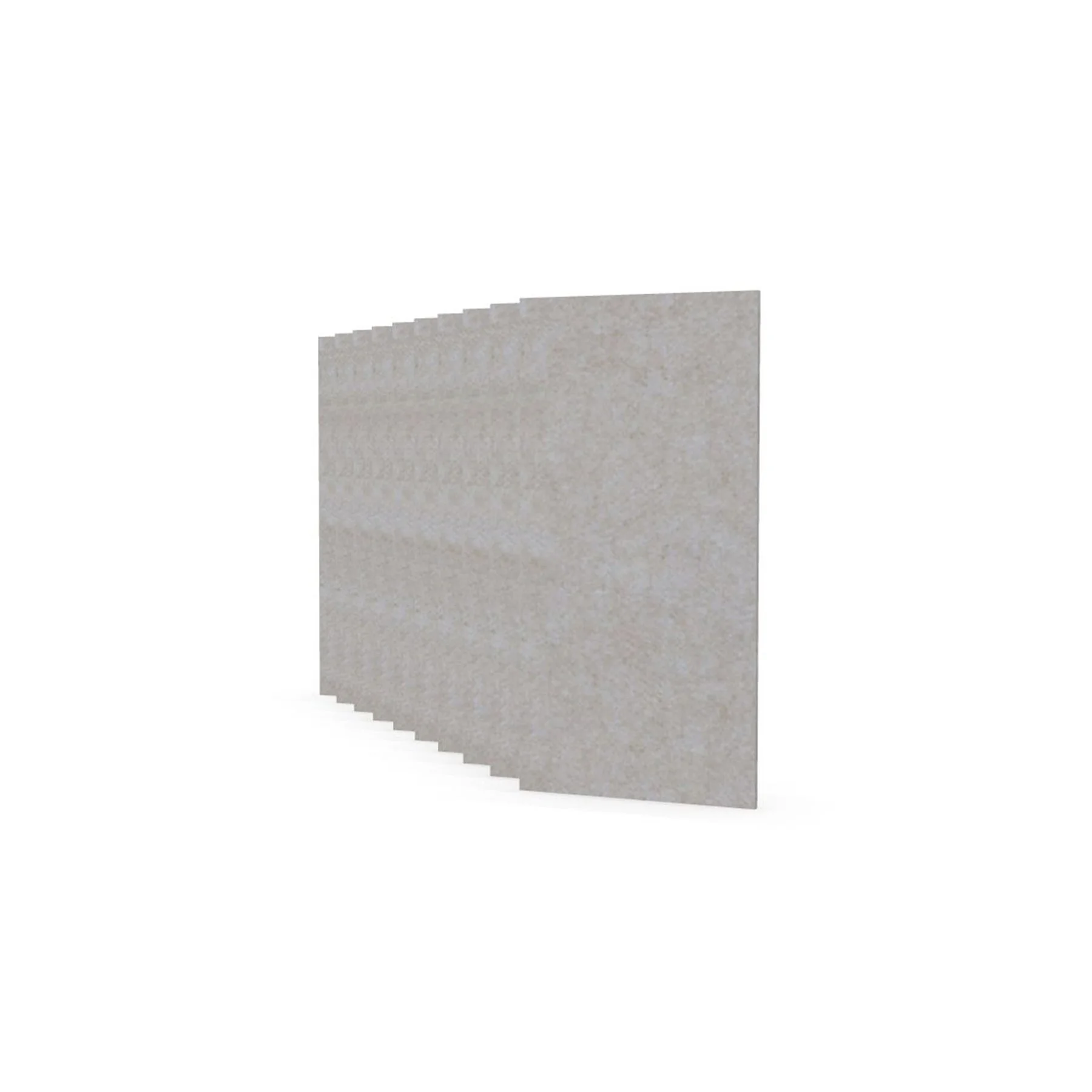 Acoustic panel Narbutas Pet, rectangle, 200 x 400 x 9 mm, PET felt, 10 pcs, light beige