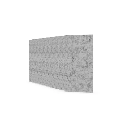 Acoustic panel Narbutas Pet, rectangle, 200 x 400 x 9 mm, PET felt, 10 pcs, light gray