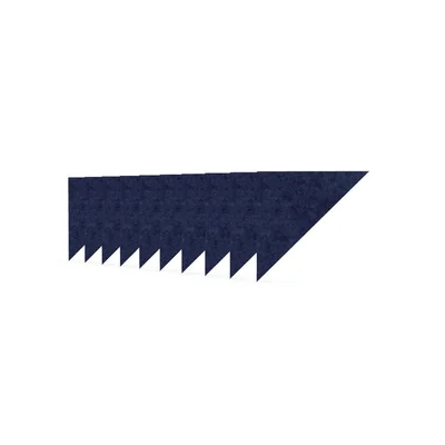 Acoustic panel Narbutas Pet, triangle, 200 x 200 x 9 mm, PET felt, 10 pcs, dark blue