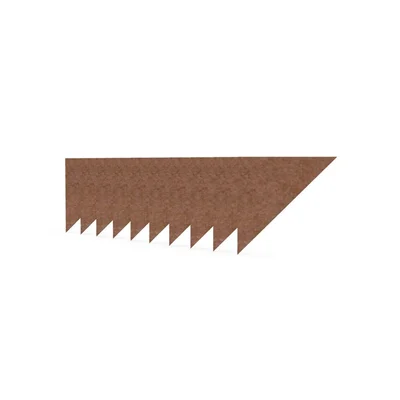 Acoustic panel Narbutas Pet, triangle, 200 x 200 x 9 mm, PET felt, 10 pcs, coral