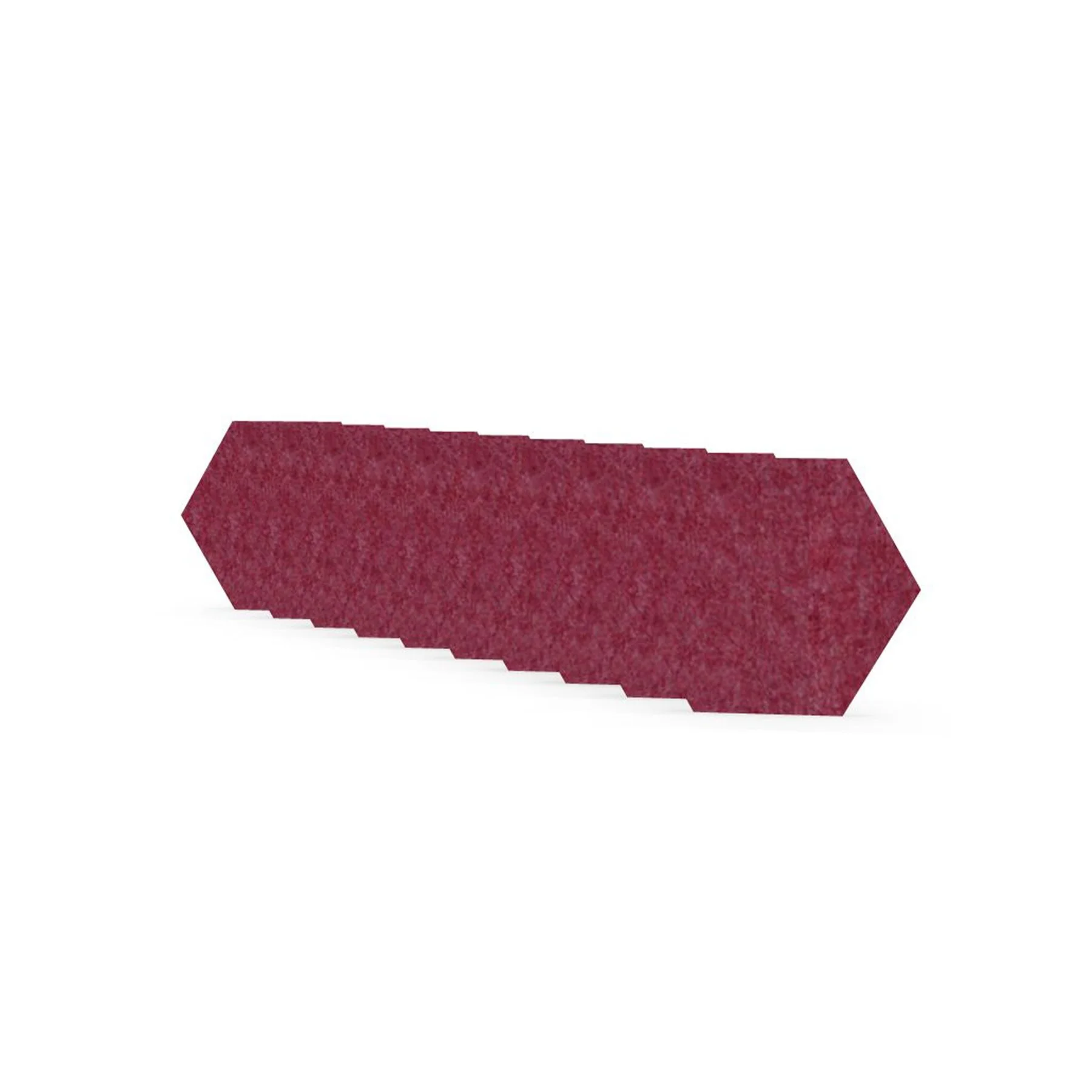 Acoustic panel Narbutas Pet, hexagon, 173 x 200 x 9 mm, PET felt, 10 pcs, dark pink