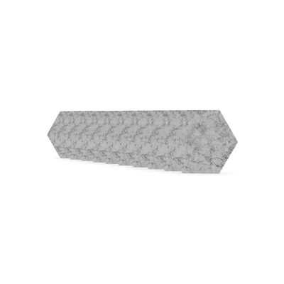 Acoustic panel Narbutas Pet, hexagon, 173 x 200 x 9 mm, PET felt, 10 pcs, light gray