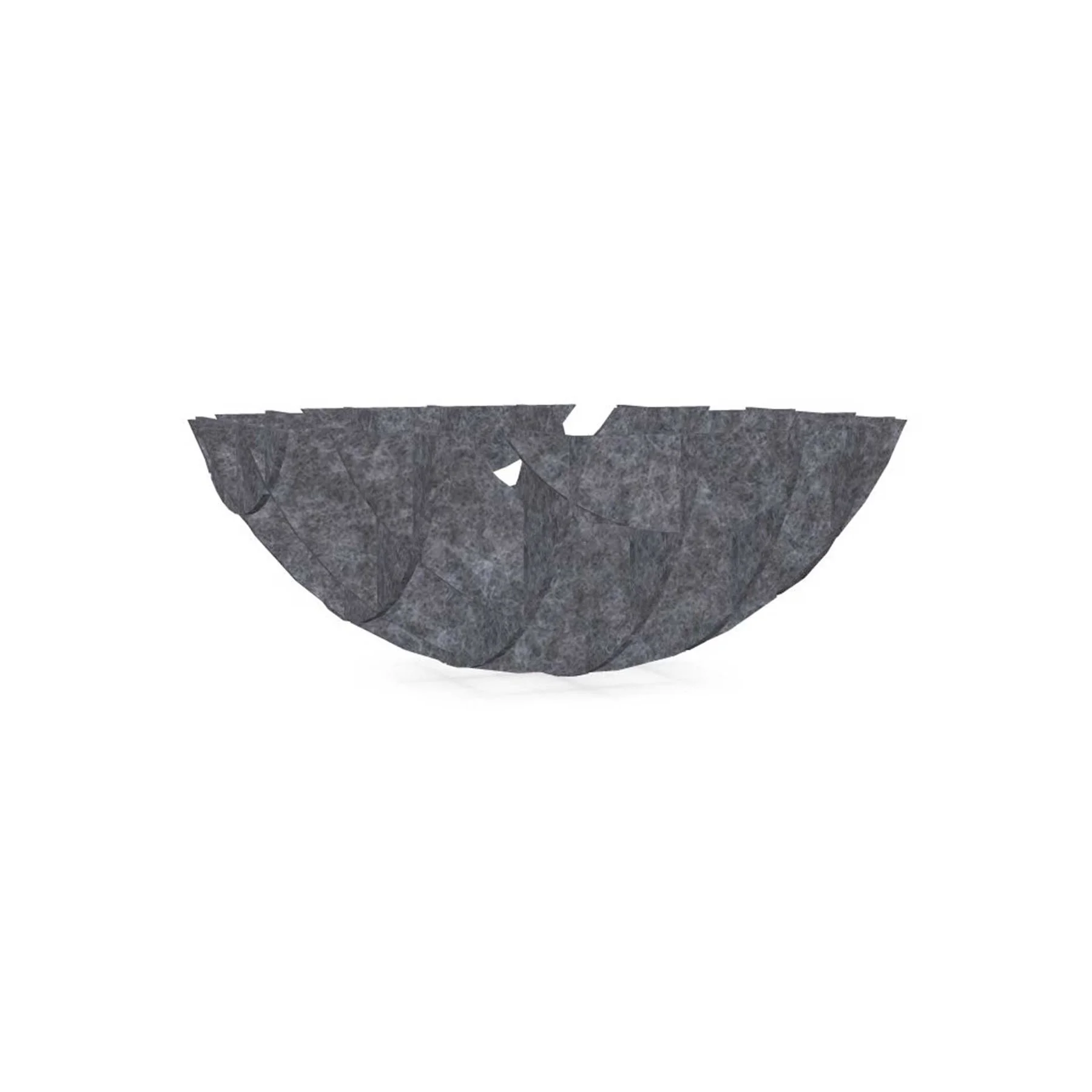 Acoustic panel Narbutas Shade, cloud type, PET felt, gray