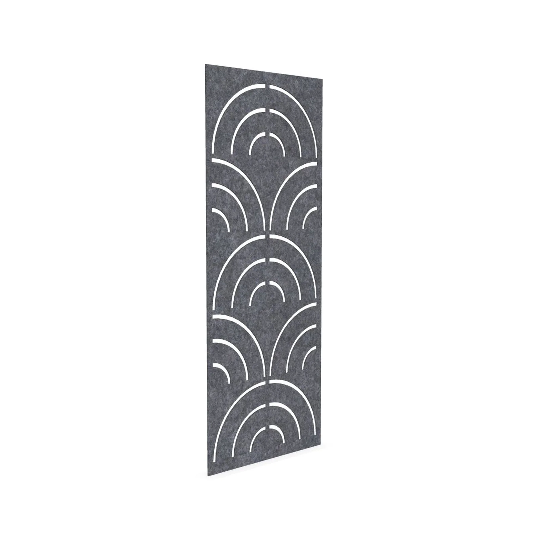 Acoustic panel Narbutas Pet Disco, 800 x 200 x 9 mm, PET felt, gray
