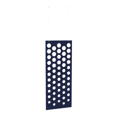 Acoustic panel Narbutas Pet Disco, 800 x 2000 x 9 mm, PET felt, dark blue