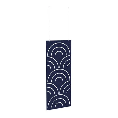 Acoustic panel Narbutas Pet Disco, 800 x 200 x 9 mm, PET felt, dark blue