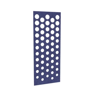 Acoustic panel Narbutas Pet Disco, 800 x 2000 x 9 mm, PET felt, blue