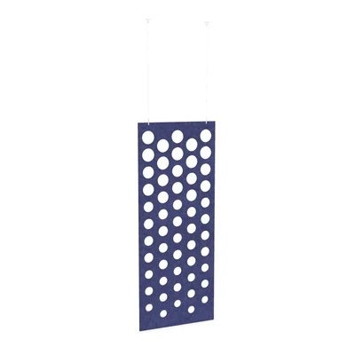 Acoustic panel Narbutas Pet Disco, 800 x 2000 x 9 mm, PET felt, blue