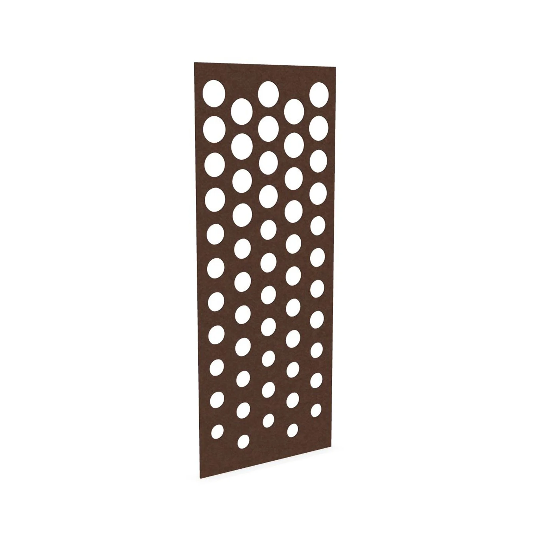 Acoustic panel Narbutas Pet Disco, 800 x 2000 x 9 mm, PET felt, chestnut