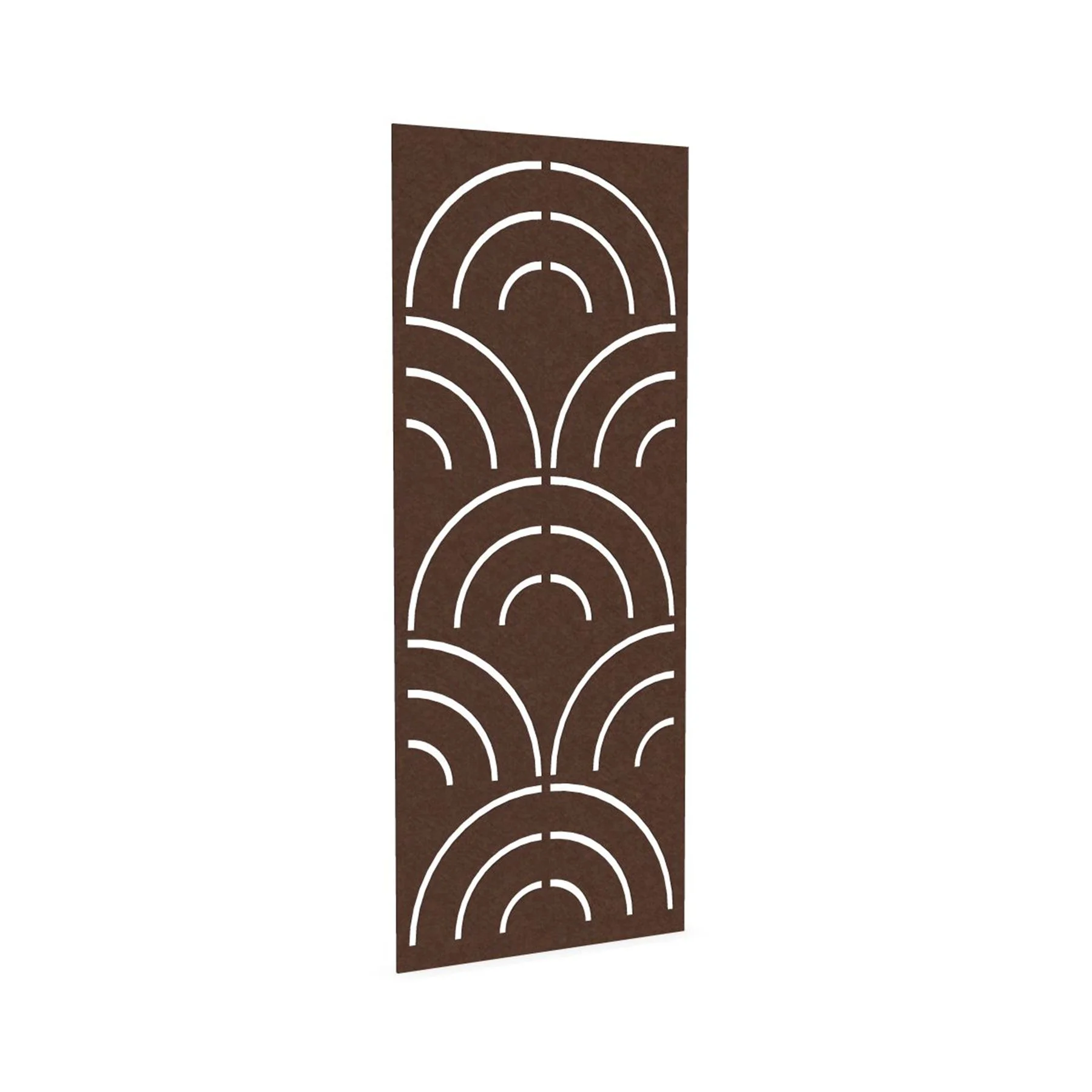 Acoustic panel Narbutas Pet Disco, 800 x 200 x 9 mm, PET felt, chestnut