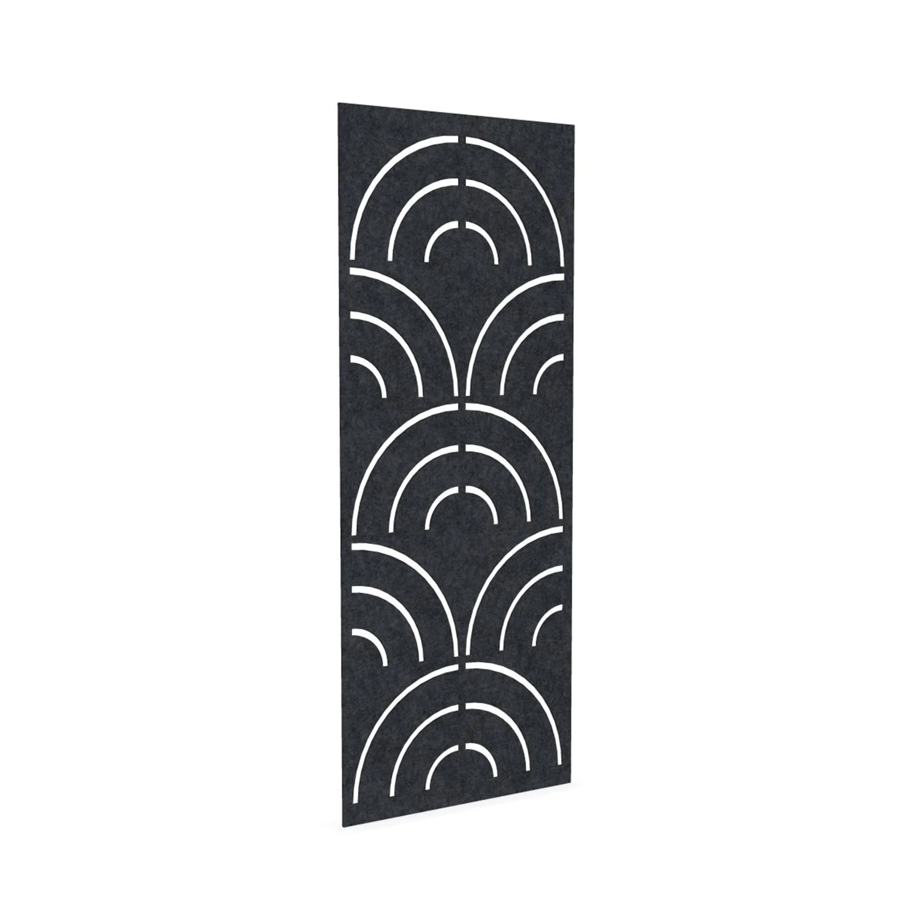 Acoustic panel Narbutas Pet Disco, 800 x 200 x 9 mm, PET felt, dark gray