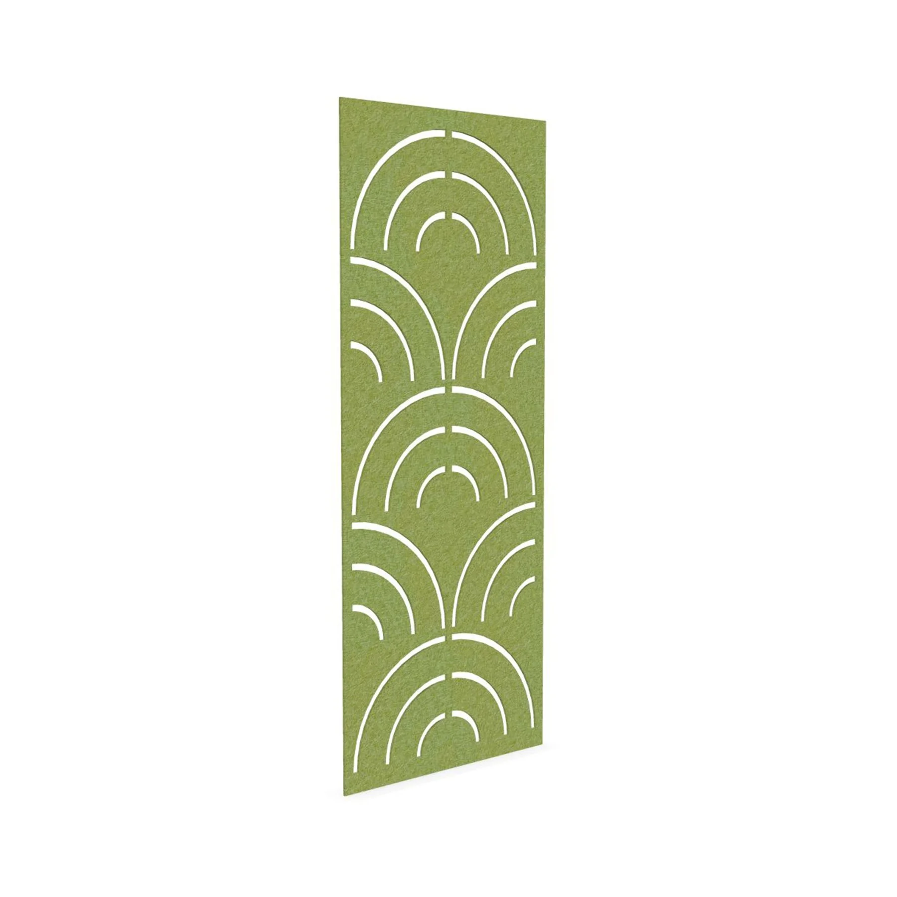 Acoustic panel Narbutas Pet Disco, 800 x 200 x 9 mm, PET felt, lime
