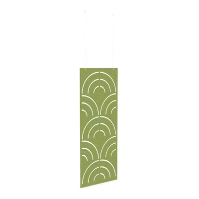 Acoustic panel Narbutas Pet Disco, 800 x 200 x 9 mm, PET felt, lime