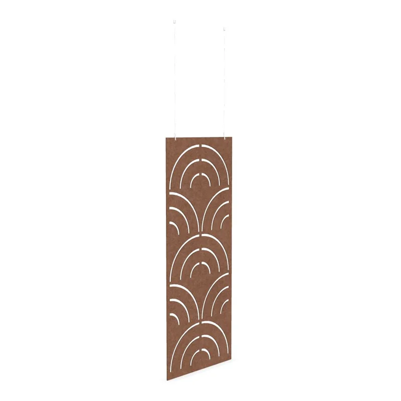 Acoustic panel Narbutas Pet Disco, 800 x 200 x 9 mm, PET felt, coral