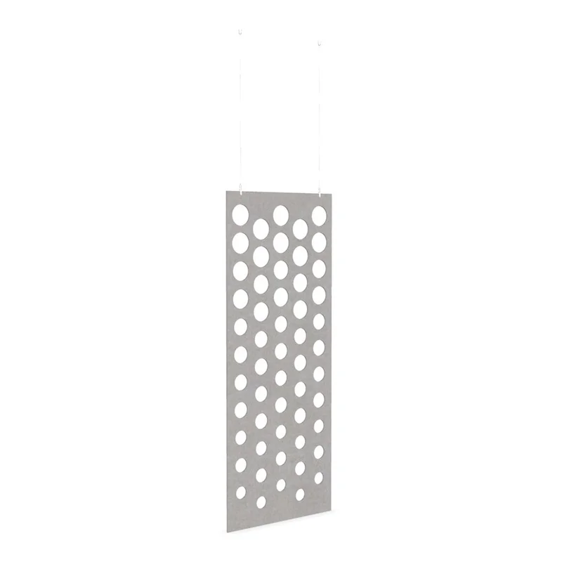 Acoustic panel Narbutas Pet Disco, 800 x 2000 x 9 mm, PET felt, light beige