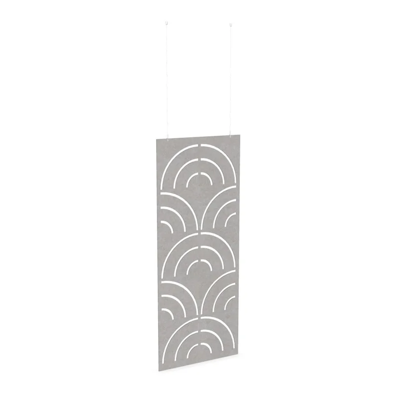 Acoustic panel Narbutas Pet Disco, 800 x 200 x 9 mm, PET felt, light beige