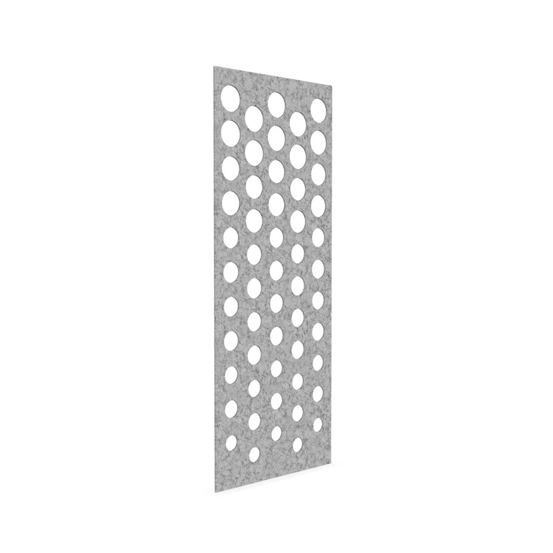 Acoustic panel Narbutas Pet Disco, 800 x 2000 x 9 mm, PET felt, light gray