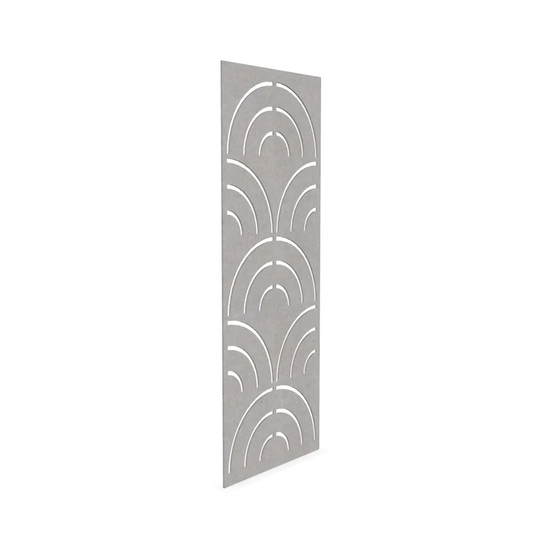 Acoustic panel Narbutas Pet Disco, 800 x 200 x 9 mm, PET felt, light gray