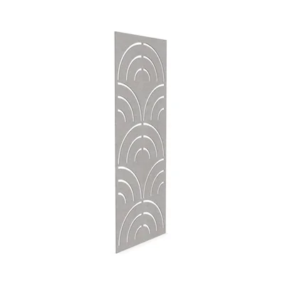 Acoustic panel Narbutas Pet Disco, 800 x 200 x 9 mm, PET felt, light gray