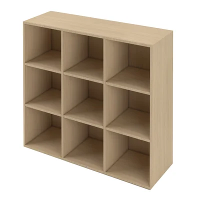 Shelf Narbutas Choice, 1200 x 400 x 1075 mm, chipboard, bleached oak melamine, bleached oak melamine