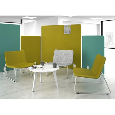 Low table Narbutas Amber, 700 x 700 x 450 mm, round top, particleboard, white melamine, white enamel lacquer