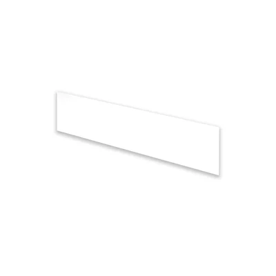 Partition for desk Air, 130 x 31.4 cm, white plexiglass