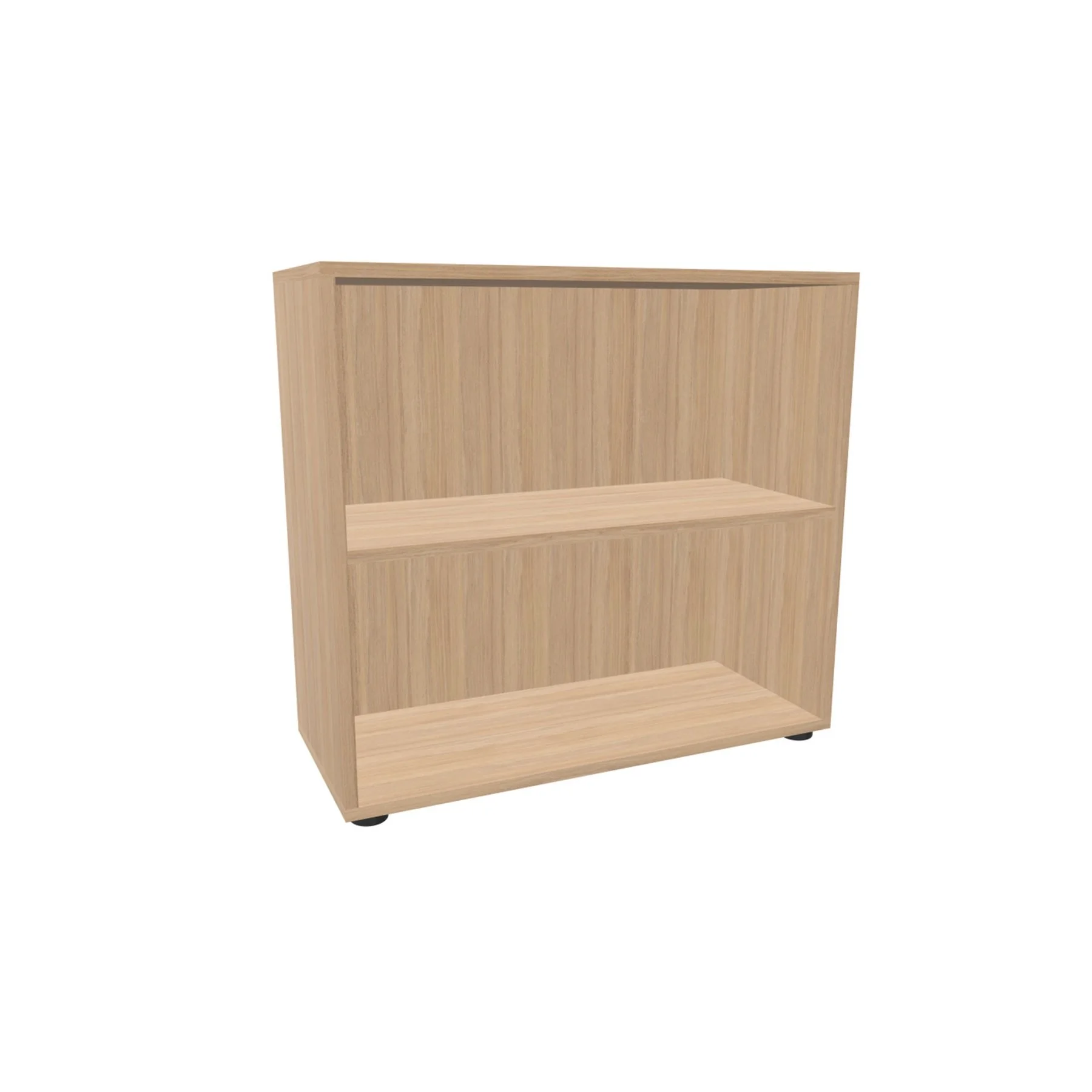 Narbutas Nova Basic Shelving Unit, 800 x 340 x 740 mm, Bleached Oak Melamine