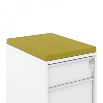 Pad for container Narbutas Nova, 420 x 590 mm, upholstered with fabric Velito Presto, light mint