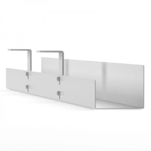 Cable tray Narbutas Easy, horizontal, 1100 x 100 x 110 mm, black metal