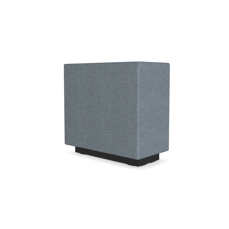 Modular soft seating Narbutas Jazz Chill Out, 300 x 600 x 570 mm, non-flammable textile, light blue melange