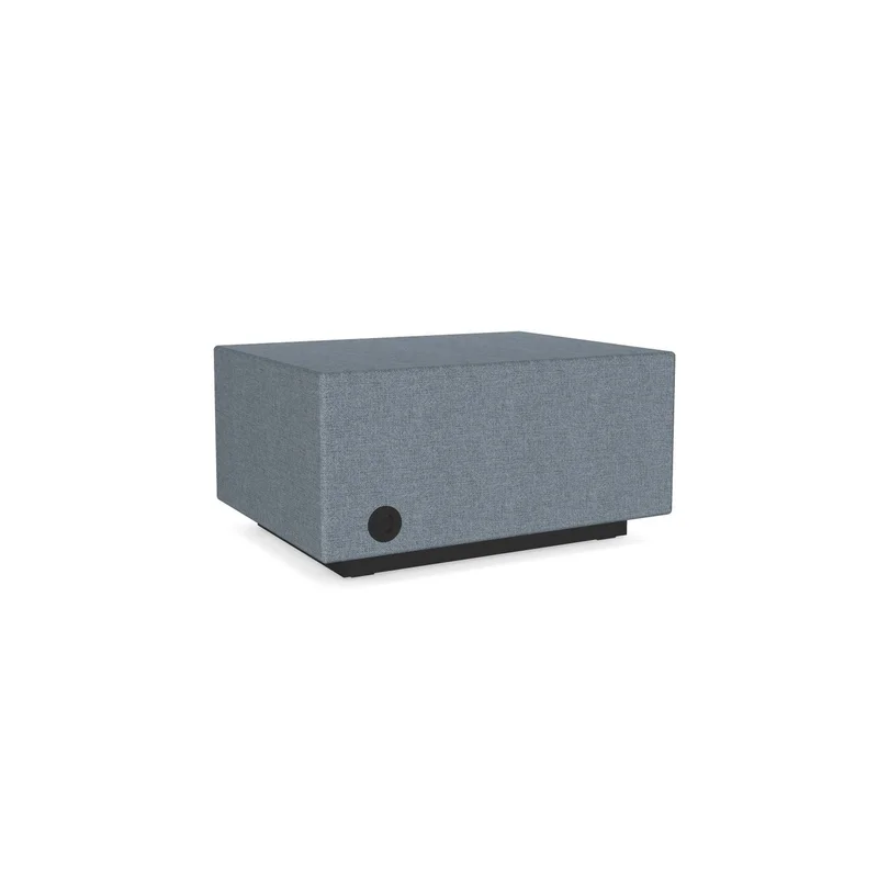 Modular soft seating Narbutas Jazz Chill Out, left, 800 x 600 x 400 mm, non-flammable textile, light blue melange