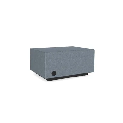 Modular soft seating Narbutas Jazz Chill Out, left, 800 x 600 x 400 mm, non-flammable textile, light blue melange