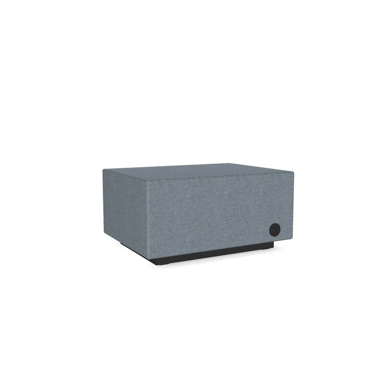 Modular soft seating Narbutas Jazz Chill Out, right, 800 x 600 x 400 mm, non-flammable textile, light blue melange