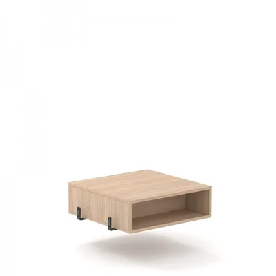 Connecting side table Narbutas Arcipelago, 640 x 640 x 200 mm, oak veneer