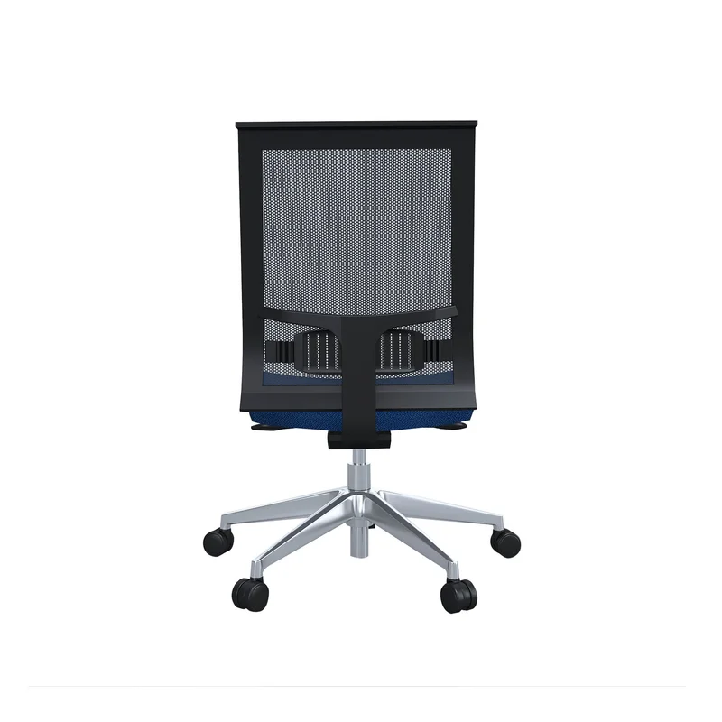 Office chair Narbutas Eva.II, 680 x 680 x 1025 mm, fabric Bondai, synchronous mechanism, blue, black mesh