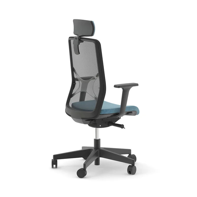 Headrest for chair Narbutas Diva, 280 x 153 x 295 mm, fabric Berta, black
