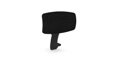 Headrest for chair Narbutas Diva, 280 x 153 x 295 mm, fabric Berta, black
