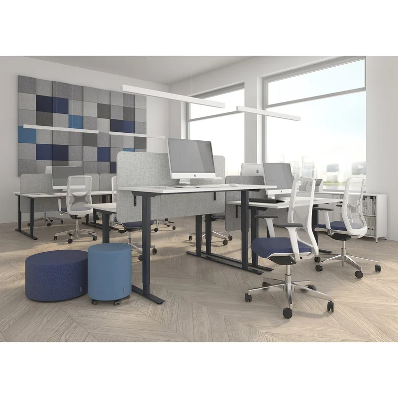 Armrests for chair Narbutas Wind, 2D, 230 x 195 x 265 mm, white metal, 2 pieces