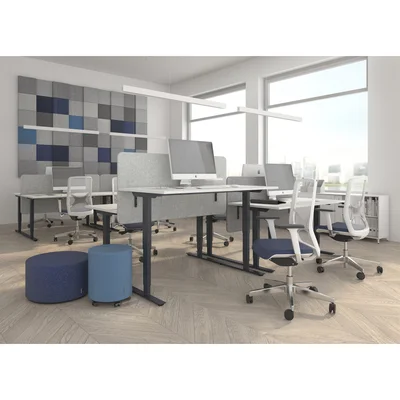 Armrests for chair Narbutas Wind, 2D, 230 x 195 x 265 mm, white metal, 2 pieces