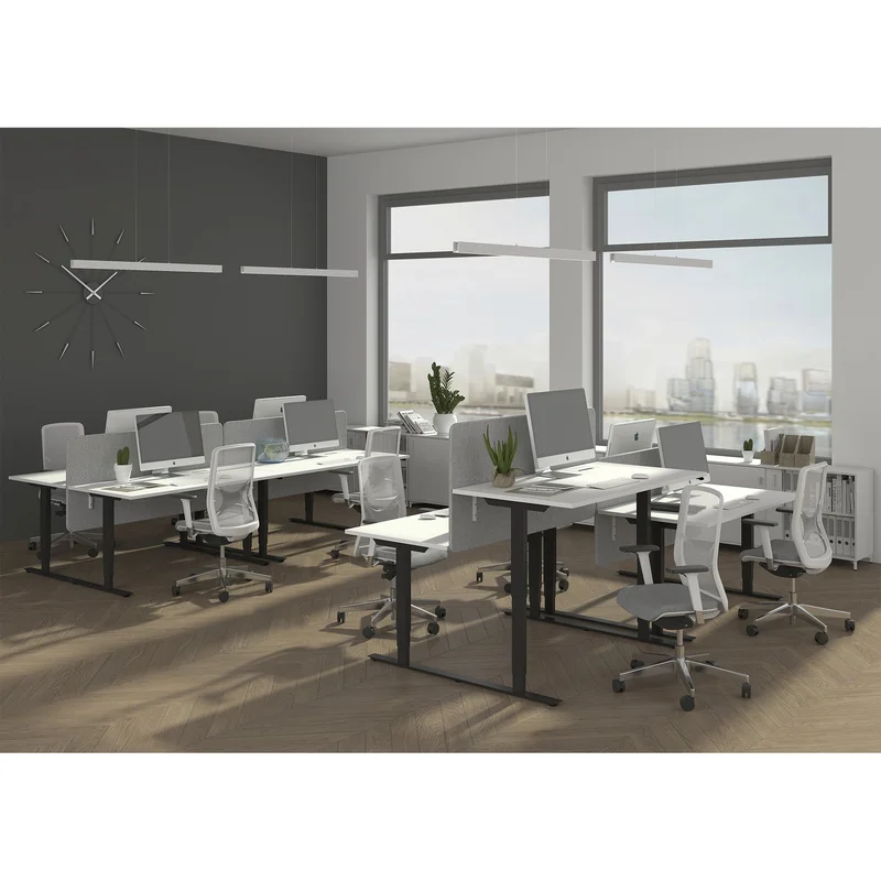 Armrests for chair Narbutas Wind, 2D, 230 x 195 x 265 mm, white metal, 2 pieces