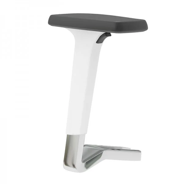 Armrests for chair Narbutas Wind, 2D, 230 x 195 x 265 mm, white metal, 2 pieces