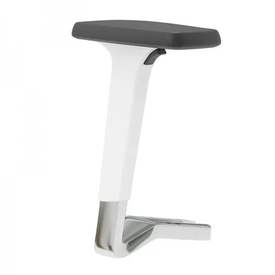 Armrests for chair Narbutas Wind, 2D, 230 x 195 x 265 mm, white metal, 2 pieces