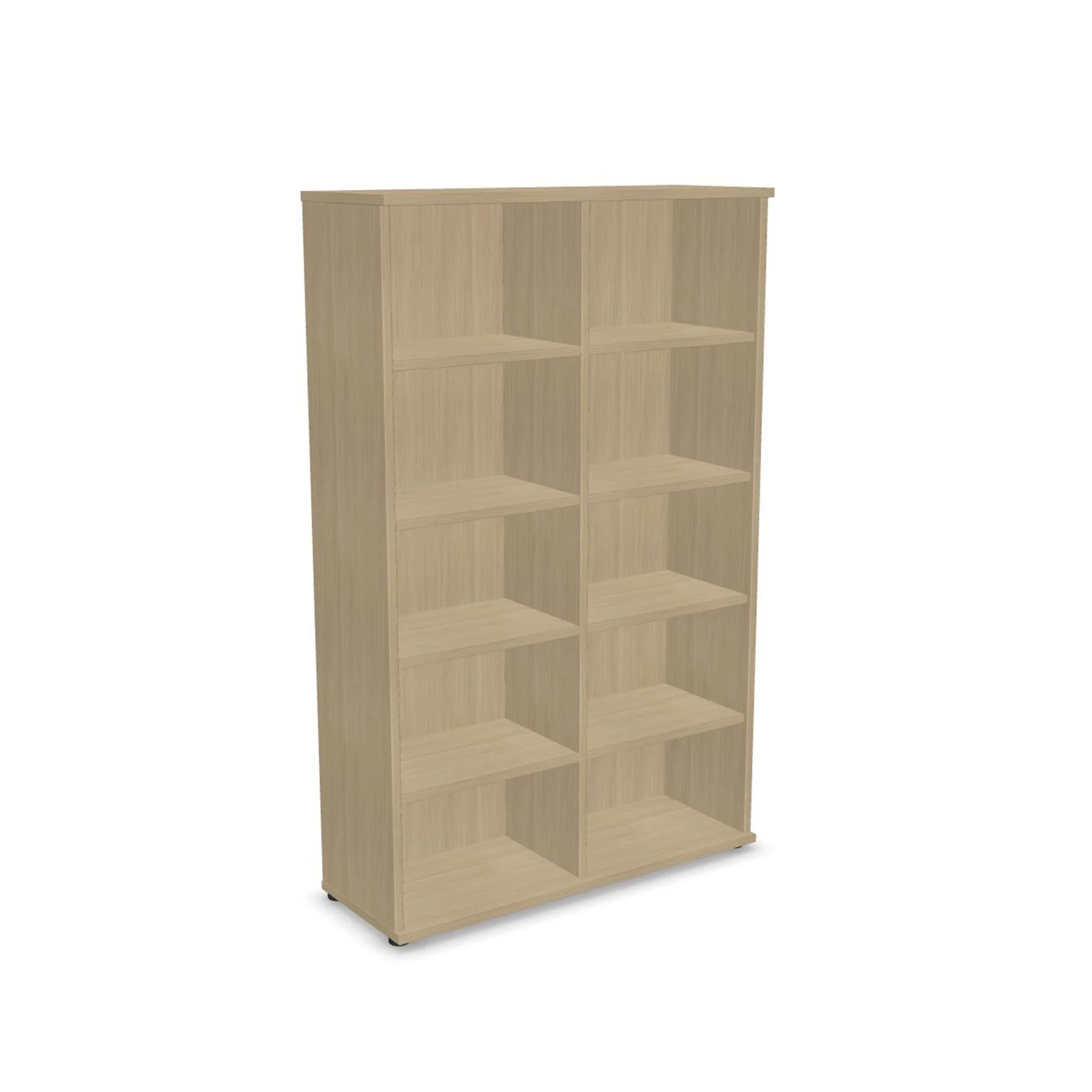 Cabinet Narbutas Uni, 1200 x 425 x 1874 mm, 18 mm particleboard, melamine bleached oak