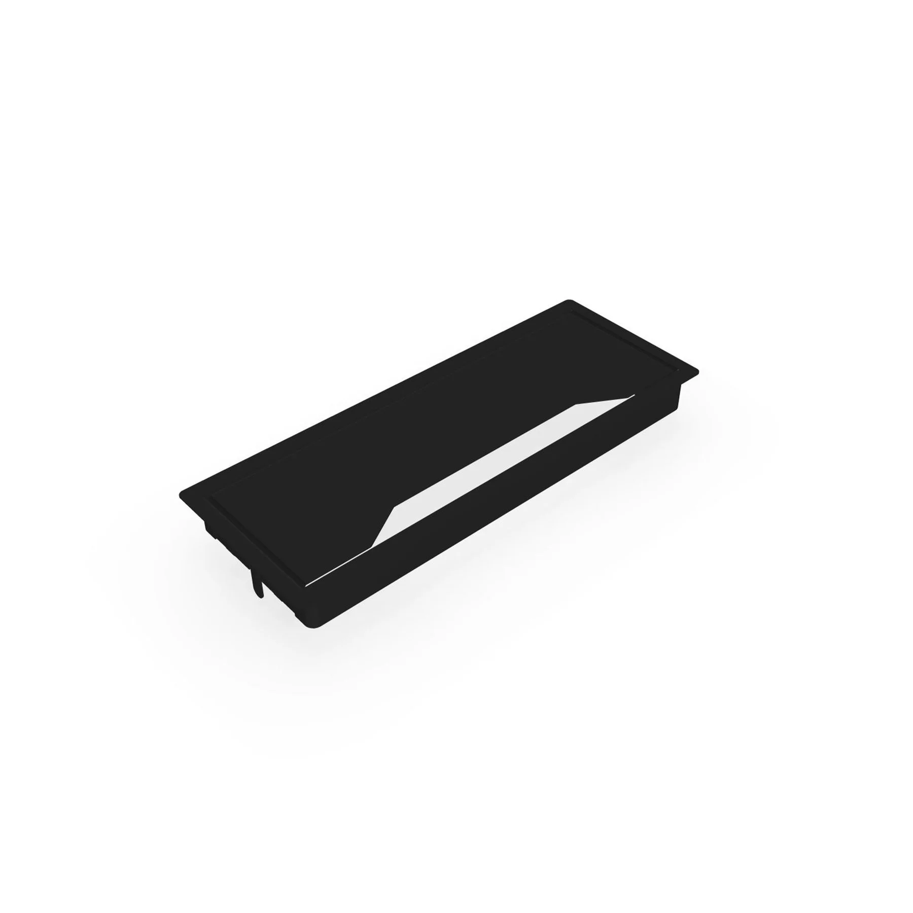 Cable cover Narbutas, 317 x 119 x 27 mm, metal, black