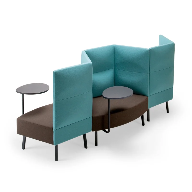 Помощна масичка Narbutas Cumulus, 360 х 440 mm, бял меламин, бял метал, сглобена мостра