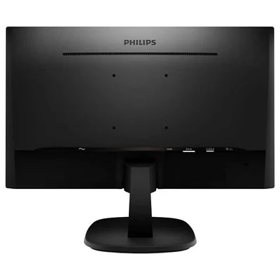 Monitor Philips 243V7QDSB, 23.8'', LED, 1920 x 1080, 250 cd/m2, 4 ms, HDMI, VGA, 16:9, 75 Hz, black