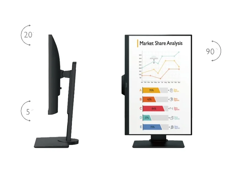 Monitor BenQ BL2581T, 25'', IPS, 1920 x 1200, 300 cd/m2, 5 ms, HDMI, VGA, 60 Hz, black