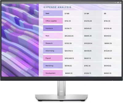 Monitor Dell P2423, 23.8'', LED, 1920 x 1200, 300 cd/m2, 5 ms, HDMI, VGA, USB, black