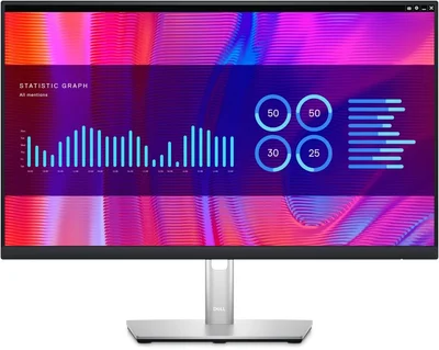 Monitor Dell P2423DE, 23.8'', LED, 2560 x 1440, 300 cd/m2, 8 ms, HDMI, USB, black
